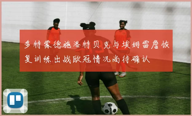 多特蒙德施洛特贝克与埃姆雷詹恢复训练出战欧冠情况尚待确认