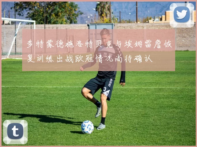 多特蒙德施洛特贝克与埃姆雷詹恢复训练出战欧冠情况尚待确认