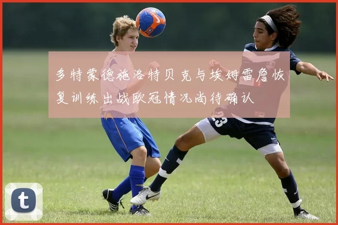多特蒙德施洛特贝克与埃姆雷詹恢复训练出战欧冠情况尚待确认