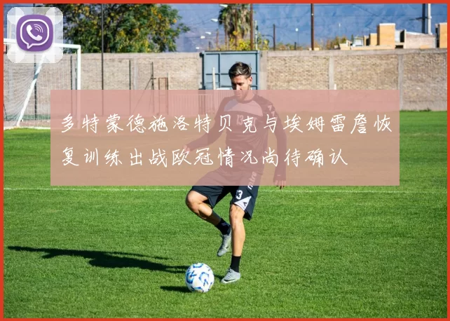 多特蒙德施洛特贝克与埃姆雷詹恢复训练出战欧冠情况尚待确认